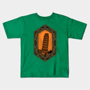 Pisa tower vintage Kids T-Shirt